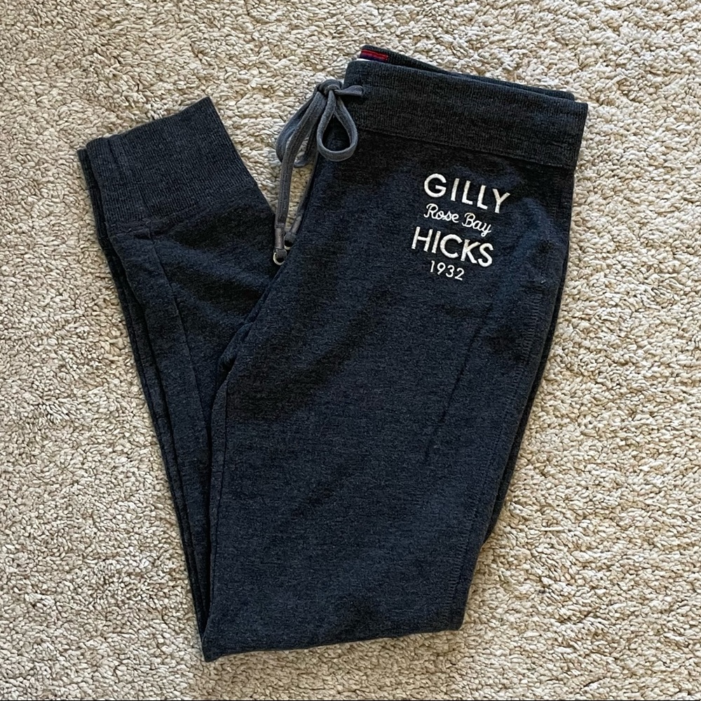 Gilly Hicks Women’s Dark Gray Skinny Jogger Sweatpants (Size M)